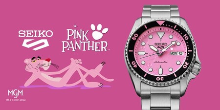 Представяне на Seiko 5 Pink Panther – И е боядисано. В розово