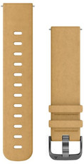 Кожена каишка Garmin 20mm (за Venu, Venu Sq, Venu Sq 2, Venu 2 plus и др.), бежова, Quick Release, 010-12691-04