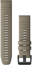 Силиконова каишка Garmin 22mm (за Garmin Fenix 8/7/6 (47mm), Epix 2 и др.), бежова, QuickFit, 010-12863-02