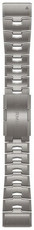 Титаниева верижка Garmin 26mm (за Garmin Fenix 8/7X/6X (51mm), Tactix и др.), сива, QuickFit, 010-12864-08