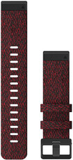 Найлонова каишка Garmin 22mm (за Garmin Fenix 8/7/6 (47mm), Epix 2 и др.), червена V1, QuickFit, 010-12863-06