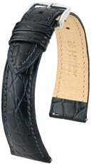 Черна кожена каишка Hirsch Aristocrat L 03828050-2 (Teletina)