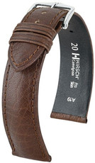 Кафява кожена каишка Hirsch Camelgrain L 01009015-2 (Teletina)