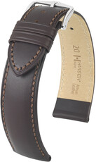Тъмнокафява кожена каишка Hirsch Kent L 01002010-2 (Teletina)