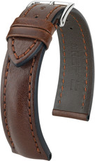 Тъмнокафява кожена каишка Hirsch Lucca L 04902010-2 (Teletina)