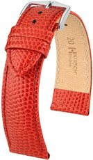 Червена кожена каишка Hirsch Rainbow M 12302620-2 (Teletina)