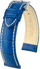 Синя кожена каишка Hirsch Modena L 10302885-2 (Teletina)