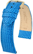 Синя кожена каишка Hirsch Rainbow M 12302685-1 (Teletina)