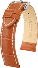 Светлокафява кожена каишка Hirsch Modena L 10302875-2 (Teletina)