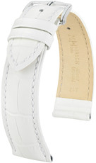 Бяла кожена каишка Hirsch Duke M 01028101-2 (Teletina)