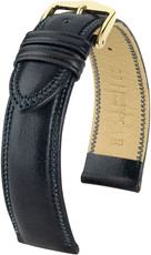Черна кожена каишка Hirsch Ascot M 01575050-1 (Teletina)