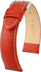 Червена кожена каишка Hirsch Kansas L 01502021-2 (Teletina)