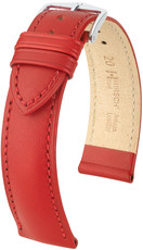 Червена кожена каишка Hirsch Kent L 01002020-2 (Teletina)