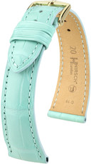 Синя кожена каишка Hirsch London M 04307181-1 (алигаторска кожа) Hirsch selection