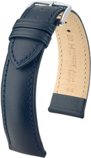 Тъмносиня кожена каишка Hirsch Kent L 01002080-2 (Teletina)