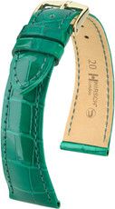 Зелена кожена каишка Hirsch London M 04307140 (алигаторска кожа) HIrsch selection