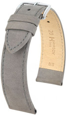 Сива кожена каишка Hirsch Osiris M 03433130-2 (Teletina)