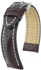 Тъмнокафява кожена каишка Hirsch Heavy Calf L 02475010-1 (Teletina)