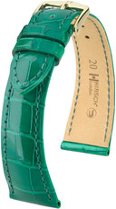 Зелена кожена каишка Hirsch London L 04307040-1 (алигаторска кожа) Hirsch selection
