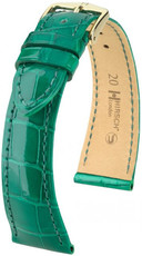 Зелена кожена каишка Hirsch London M 04207140-1 (алигаторска кожа) Hirsch Selection