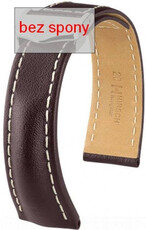 Тъмнокафява кожена каишка Hirsch Navigator 07002410-2 (Teletina)