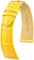 Жълта кожена каишка Hirsch London L 04207072-1 (алигаторска кожа) Hirsch Selection