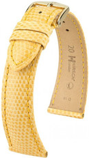 Жълта кожена каишка Hirsch London M 04266173-1 (гущерска кожа) Hirsch Selection