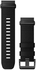 Каишка Garmin QuickFit 26 мм, найлон, черна, черна катарама (Fenix 7X/6X/5X, Tactix и др.)
