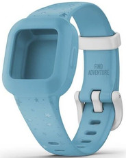 Пластмасова каишка Garmin (за Vívofit junior 3), синя, 010-12469-42