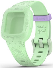 Пластмасова каишка Garmin (за Vívofit junior 3), зелена, Disney, Little Mermaid, 010-12666-43