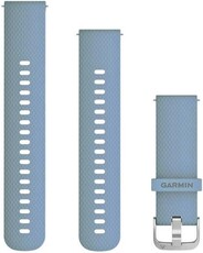 Силиконова каишка Garmin 20mm (pro Venu, Venu Sq, Venu 2 Plus aj.), синьо V1, Quick Release + разширена част