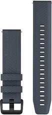 Garmin каишка за бързо освобождаване 20 мм, силиконова, тъмна, черна катарама (Venu, Venu Sq, Venu 2 plus и др.)