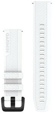 Силиконова каишка Garmin 20mm (за Venu, Venu Sq, Venu 2+ и др.), бял, Quick Release, 010-13076-02