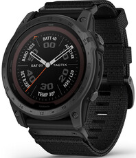 Garmin Tactix 7 PRO Solar Sapphire Black Найлонова лента (+ резервна силиконова каишка)