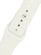Бяла силиконова каишка Morellato System M 5653187.017