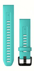Силиконова каишка Garmin 20mm (за Garmin Fenix 8/7S/6S (43mm), и др.), синя V1, QuickFit, 010-13102-05