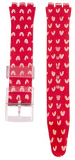 Пластмасова каишка Ricardo 17mm (pro Swatch), цветен C13