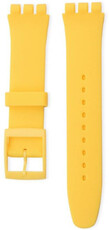 Силиконова каишка Ricardo 17mm (pro Swatch), жълт
