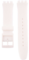 Силиконова каишка Ricardo Barletta (за Swatch), бяла