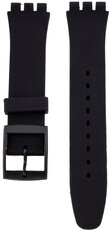 Силиконова каишка Ricardo Barletta (за Swatch), черен