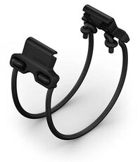 силиконова каишка Garmin 20mm Bungee Mount (за Garmin Fenix 8/7S/6S (43mm), и др.), черна, QuickFit, 010-13249-00