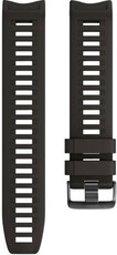 Каишка за Garmin Instinct, силиконова, черна, черна катарама