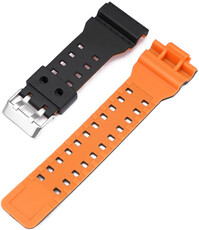 Пластмасова каишка Ricardo Felino 16mm (за Casio G-Shock GA-100, GA-110, GD-120, GLS-100), черна V3