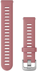 силиконова каишка Garmin 18mm (за Venu 2S, Vívoactive 4S, Vívomove 3S), розова, Quick Release, 010-11251-3H