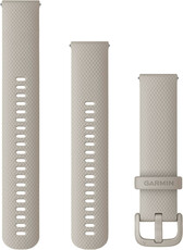 Силиконова каишка Garmin 20mm (за Venu, Venu Sq, Venu 2 plus и др.), сива V2, Quick Release, + удължена част, 010-13021-07