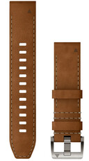 Кожена каишка Garmin 22mm (за Garmin Fenix 8/7/6 (47mm), Epix 2 и др.), кафява V3, QuickFit, 010-13225-08