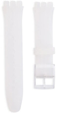 Унисекс полупрозрачна силиконова каишка за Swatch 19mm