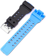 Пластмасова каишка Ricardo 16mm (pro Casio G-Shock GA-100, GA-110, GD-120, GLS-100), черен V7