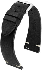 Черна кожена каишка Hirsch Bagnore L 05502050-2 (Teletina)