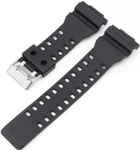 Пластмасова каишка Ricardo Cassola 16mm (за Casio G-Shock GA-100, GA-110, GD-120, GLS-100), черен V1